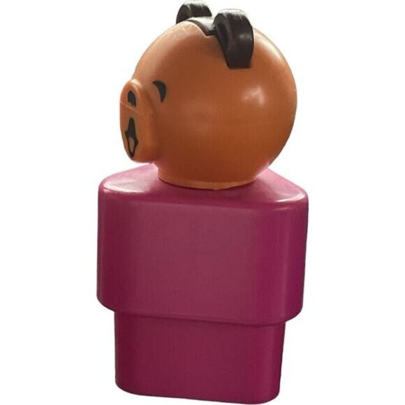 1984 Fisher Price #413 Shape Sorter Playground replacement Bear Purple Triangle - Picture 5 of 5